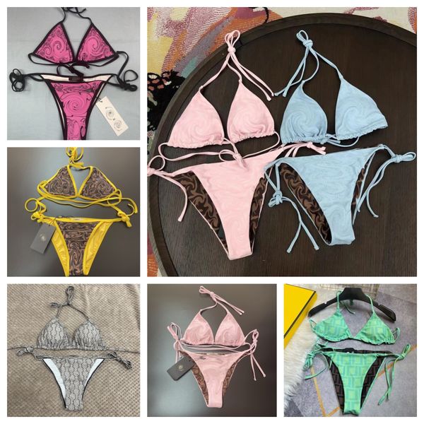Designer Womens Bikini Swimwear Luxury Design Summer Vacation Sexy One Piece Swim suit Womens Beach Slim Bikini Two Pieces Set - Apparel - jerseydock