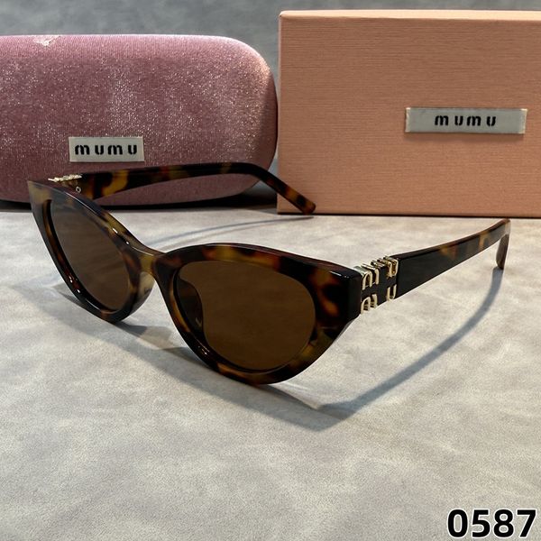 MU Designer Sunglasses For Women UV400 Protection Glasses Black Brown Transparent Tortoise Mens MM Clear Frame Cat Eye Luxury Sunglasses Daily Beach Outdoor - Fashion Accessories - jerseydock