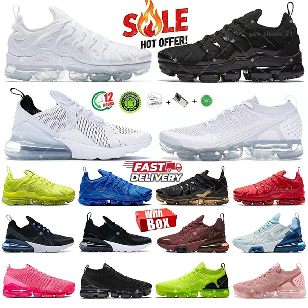 TN Plus 270 Running Shoes 270s Premium Mens Women Sneakers Triple White Black 2.0 3.0 Red Game Pink Wolf Grey Walking Sports Trainers with box 36 47 - Shoes & Accessories - jerseydock