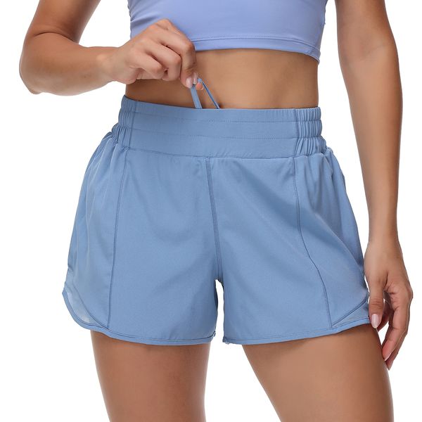 Womens Hotty Hot High-Rise Lined Short 4" Gym Fitness Training Tights Sport Quick-drying Short Pants Fashion Trousers - Sports & Outdoors - jerseydock