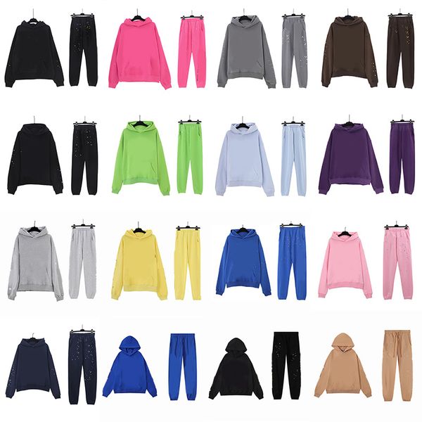 Hoodie Mens Womens Pink Black Fashion Designers Hoodies Pants Suits Sets Classic T Shirts Tees Clothes Sweatshirts T shirt - Apparel - jerseydock