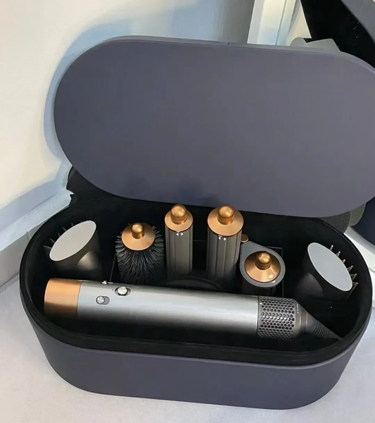 Electric Hair Curler Multi Function for Women Professional Adjustable Temperature Hair Tool Hair Curlers Negative ion 7-in-1 travel set - Hair Products - jerseydock