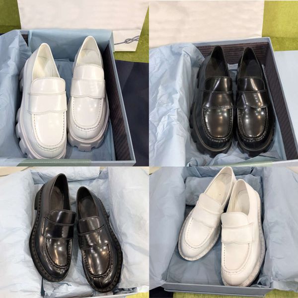 loafers designer men monolith loafer brushed leather loafers women leather shoes High quality 517 - Shoes & Accessories - jerseydock