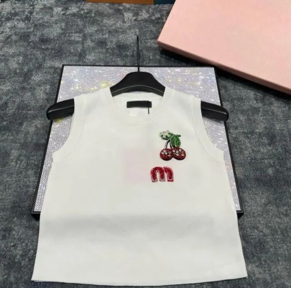Brand Fashion Women's Tank Top Camis Embroidery Print Slim Vest Daily Casual Clothing - Apparel - jerseydock