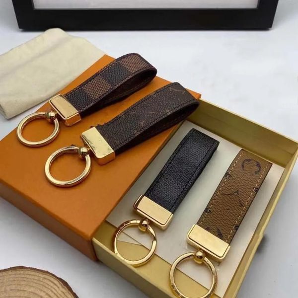 2025 DRAGONNE KEY HOLDER Accessories Designer Floral Canvas Keychain Car Key Chain Ring Charm Pochette Accessoires Name Tag Hot Stamping Stamp 5JL8 - Fashion Accessories - jerseydock