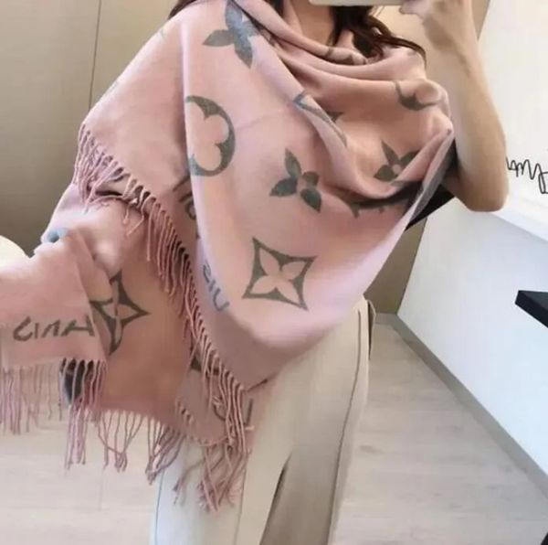 New Luxury Scarfs Designer Scarf Pashmina For Women mens Designers Warm Scarfs Fashion Classic Men And Women Cashmere Wool Long Shawl Box - Fashion Accessories - jerseydock