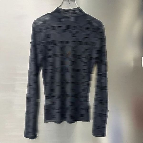 Women's T Shirts Gotoola 2023 High Version Spot Small Mesh Top Overclothes Moon Long Sleeve Bottoming Shirt Lace Sexy Girl Style - Apparel - jerseydock