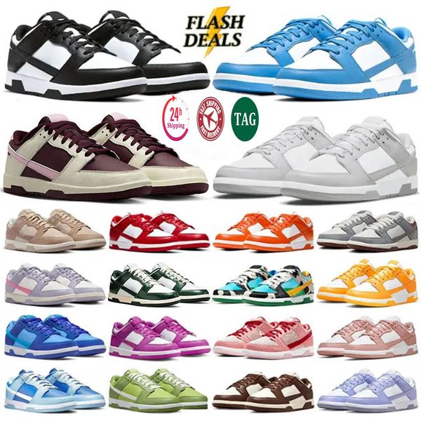 Designer Shoes Men Women Casual Running Shoes Flat Sneakers Panda Triple White Black Orange Pink University Blue Red Green Red Hiking Outdoor Mens Sports Trainers - Shoes & Accessories - jerseydock