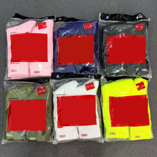 Men's Socks Sport Running Cotton Designer Running Soccer Basketball Sports Women Skateboard Stockings Grip Solid Classic Socks - Apparel - jerseydock